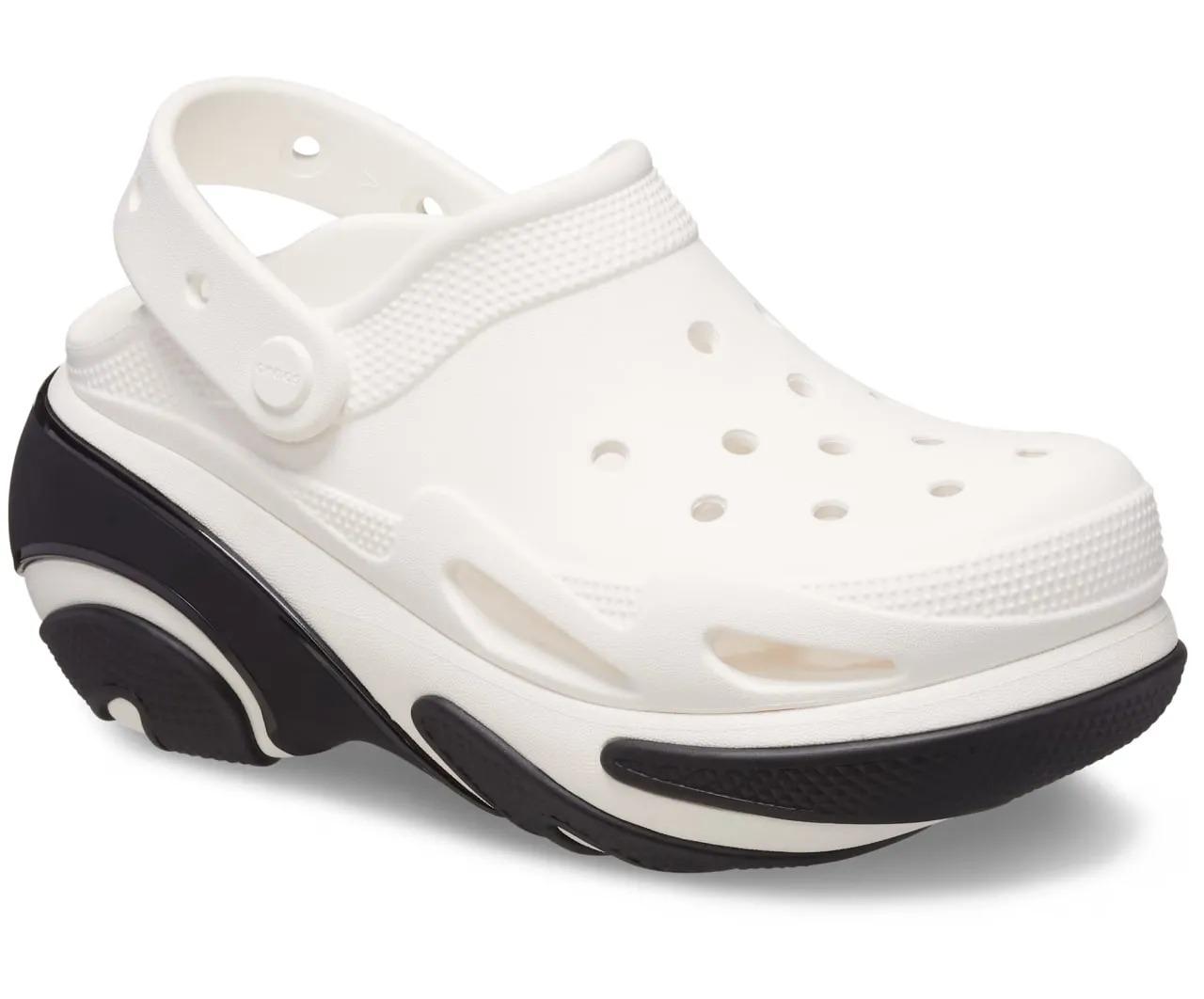 Кроксы женские Crocs Bubble Crush Clog M6W8 р. 38 39-24 см White (210061) - фото 2