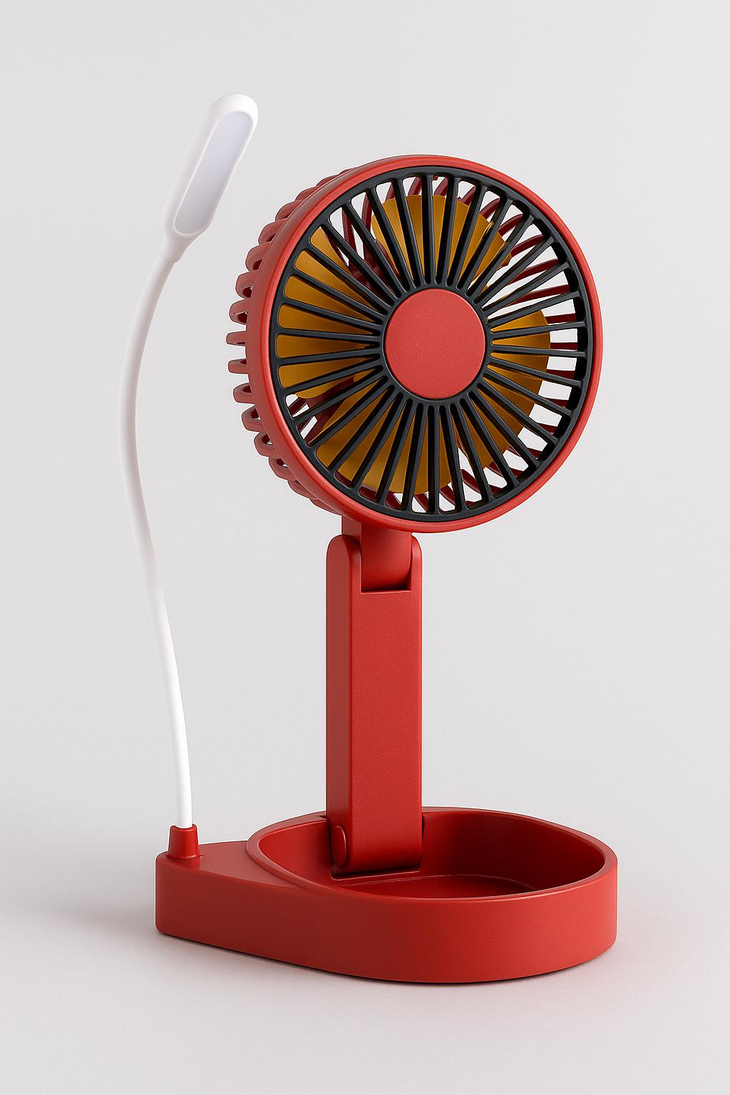 Вентилятор настольный MK 5604 3 режима лампа