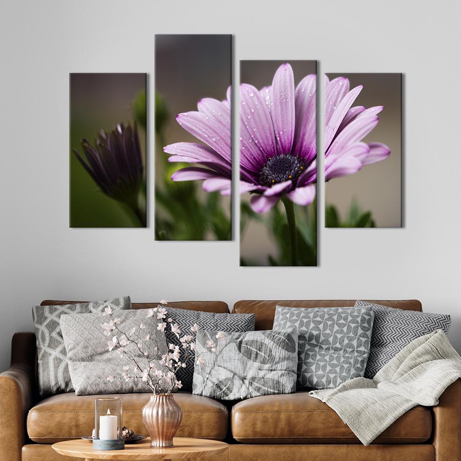 Картина на холсте Красивая африканская ромашка 89x56 см (951-42)