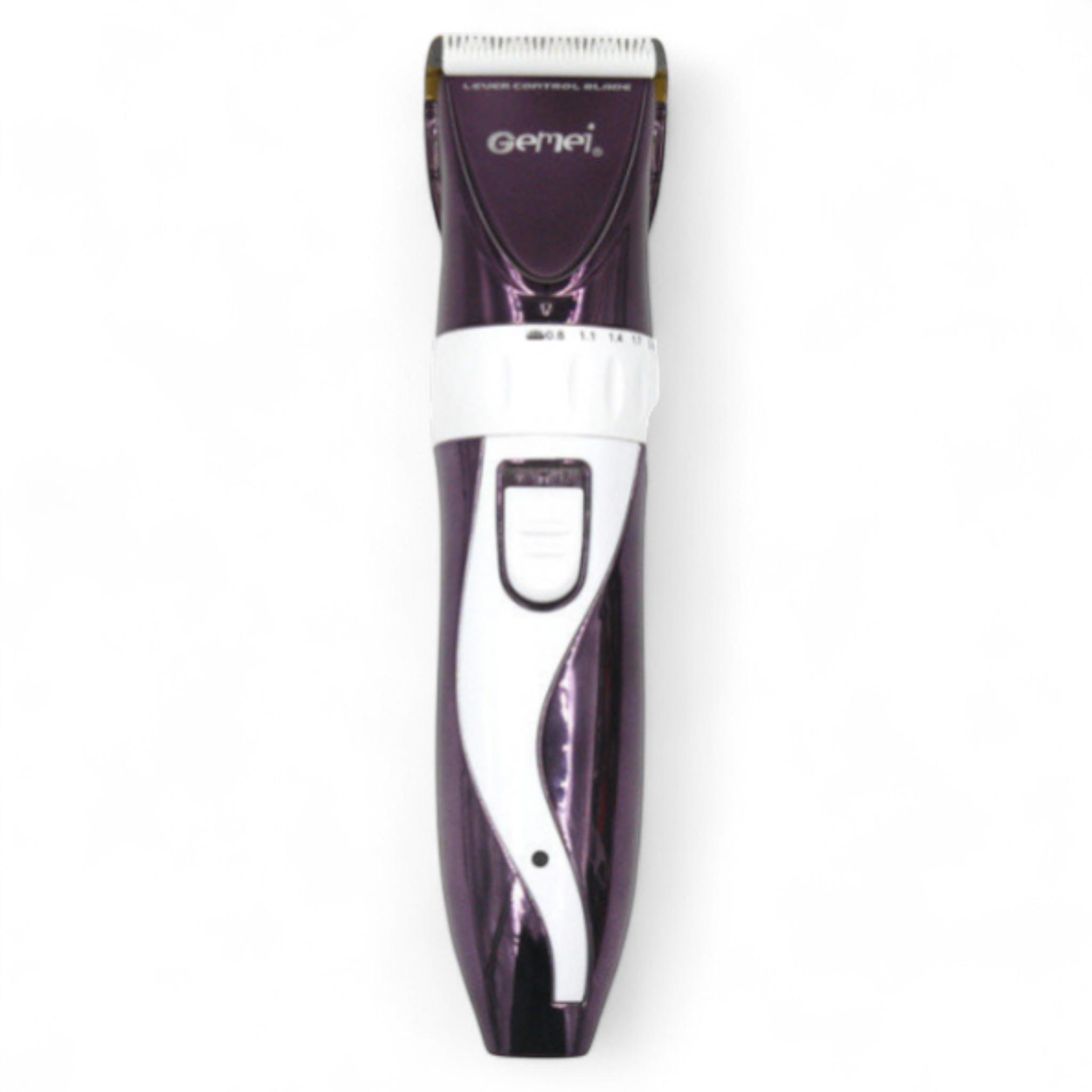 Машинка для стрижки акумуляторна Gemei GM-6062 тример 4 насадки White (27883828)