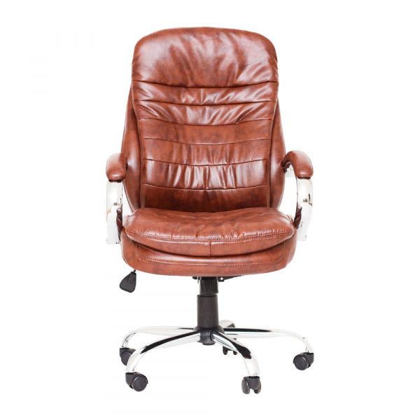 Крісло офісне Richman Валенсія В Хром M-2 Anyfix Коричневий (1634548) - фото 2 Крісло офісне Richman Валенсія В Хром M-2 Anyfix Коричневий (1634548) - фото 2