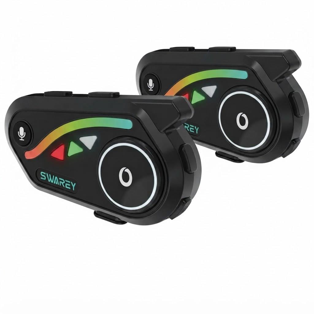 Мотогарнітура SWAREY V8 Bluetooth 5.2 для мотошолома 2 шт. (36856438) Мотогарнітура SWAREY V8 Bluetooth 5.2 для мотошолома 2 шт. (36856438)