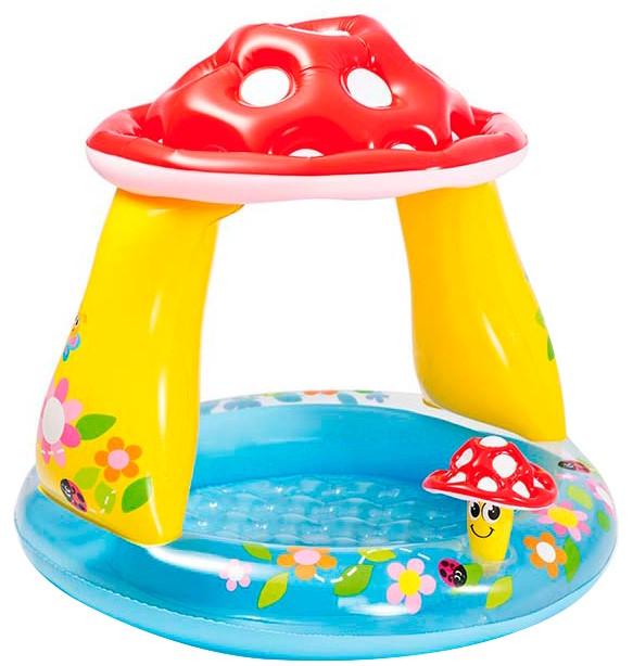 Басейн дитячий надувний Intex Грибок із дахом 102х89 см (28443947)