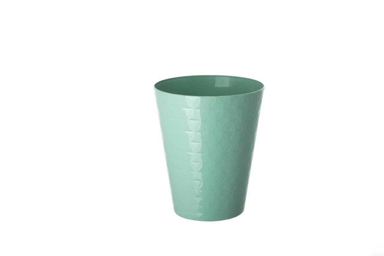 Орхидейница для цветов Form-Plastic Диамант Петит круглая 1,12 л 13х15 см Мятный