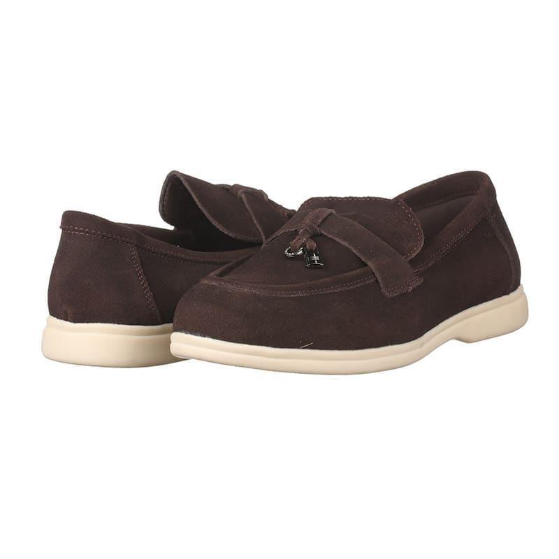 Лоферы женские Hengji 336-4 замшевые р. 41 Коричневый (90146) Лоферы женские Hengji 336-4 замшевые р. 41 Коричневый (90146)