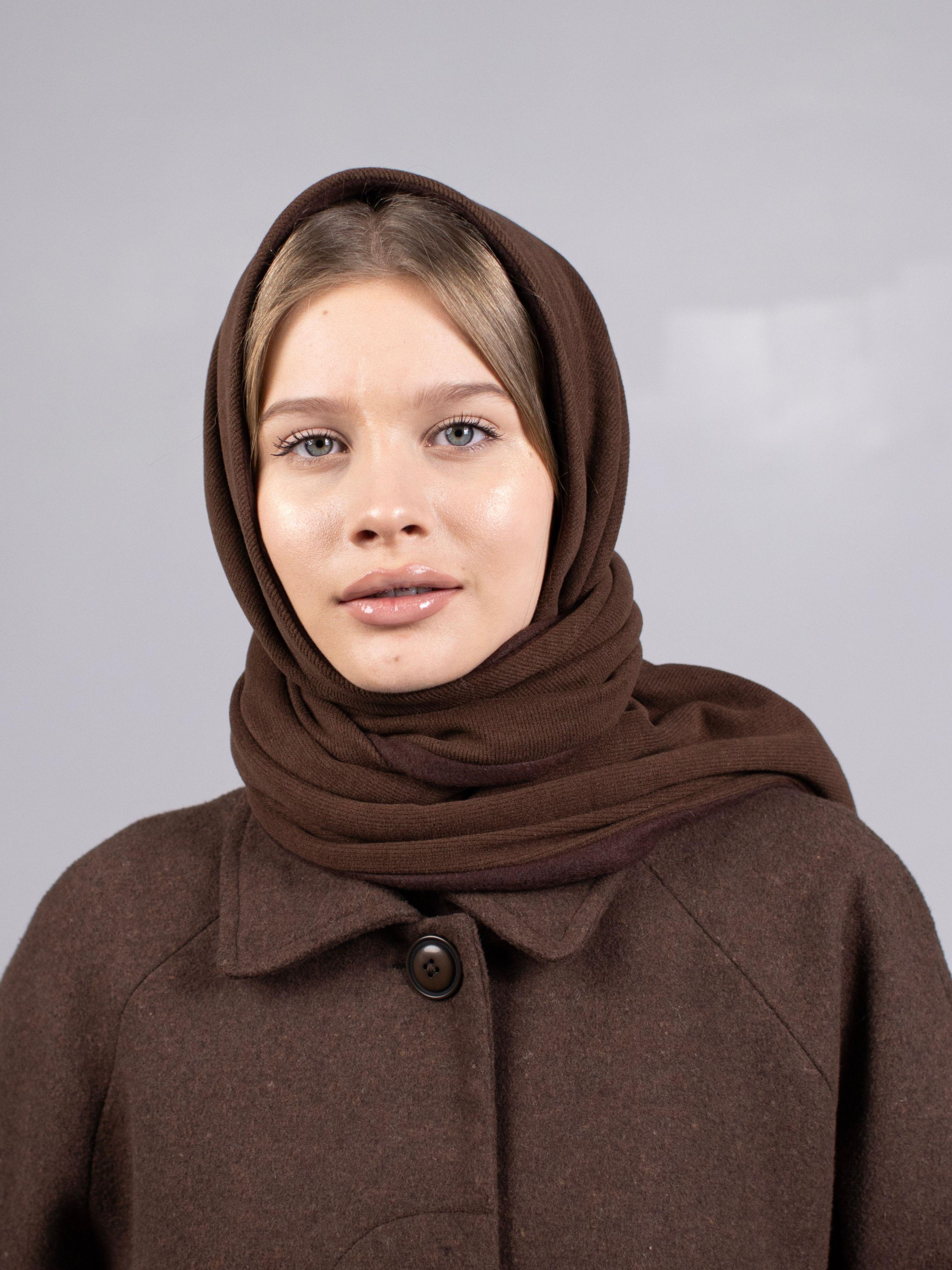 Хустка зимова D.Hats Коричневий (31445038)