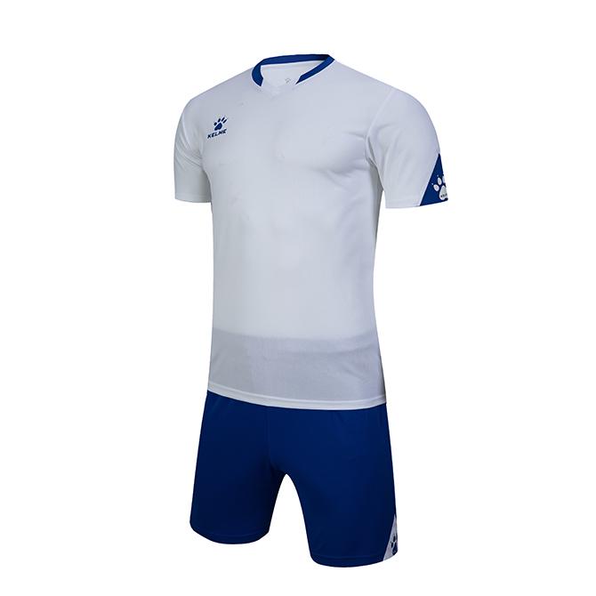 Комплект футбольной формы Kelme Girona к/р M Белый/Синий