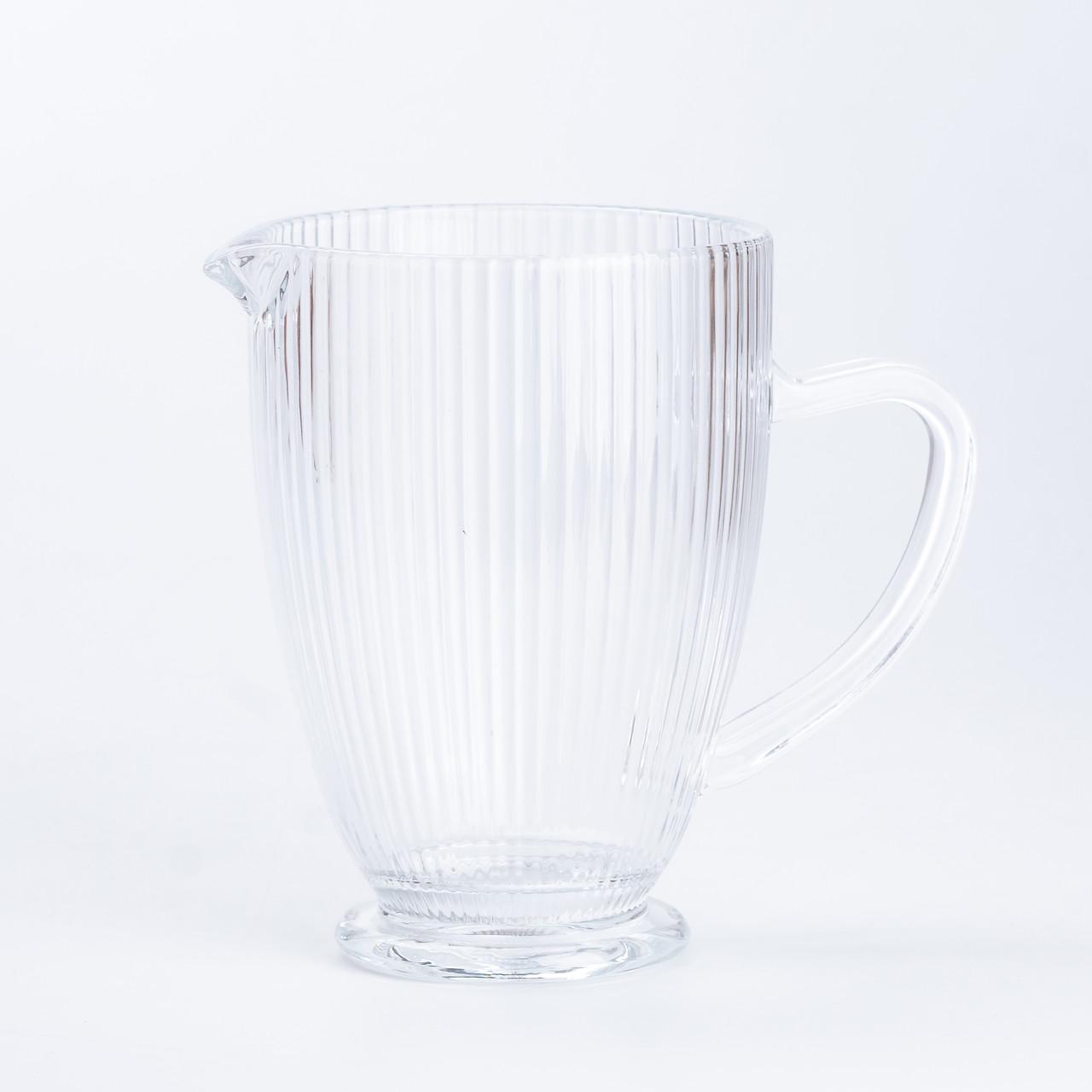 Набор стеклянный кувшин и 6 стаканов Прозрачный - фото 3 Набор стеклянный кувшин и 6 стаканов Прозрачный - фото 3