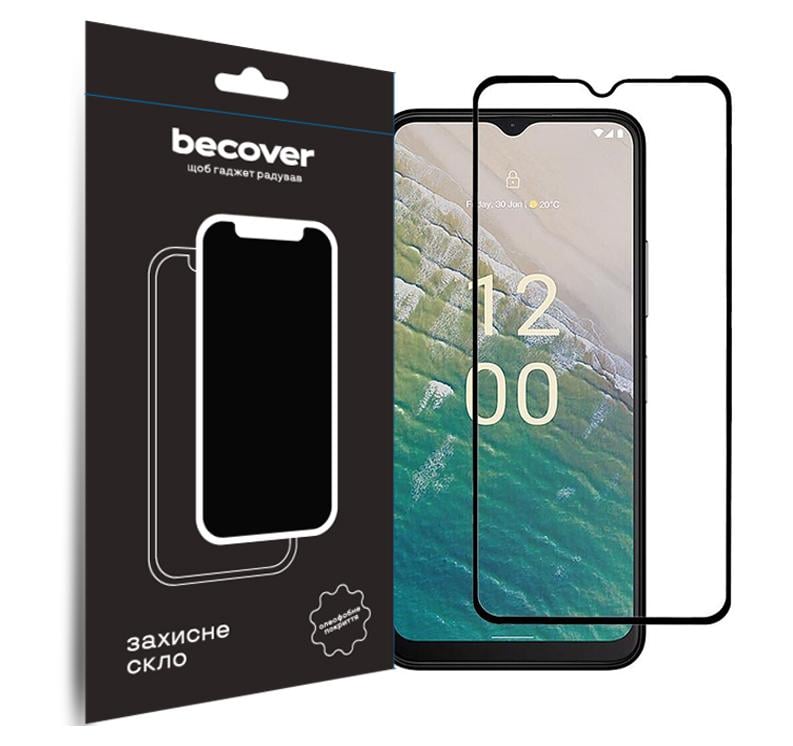 Захисне скло BeCover для Nokia C32 Black (709739)