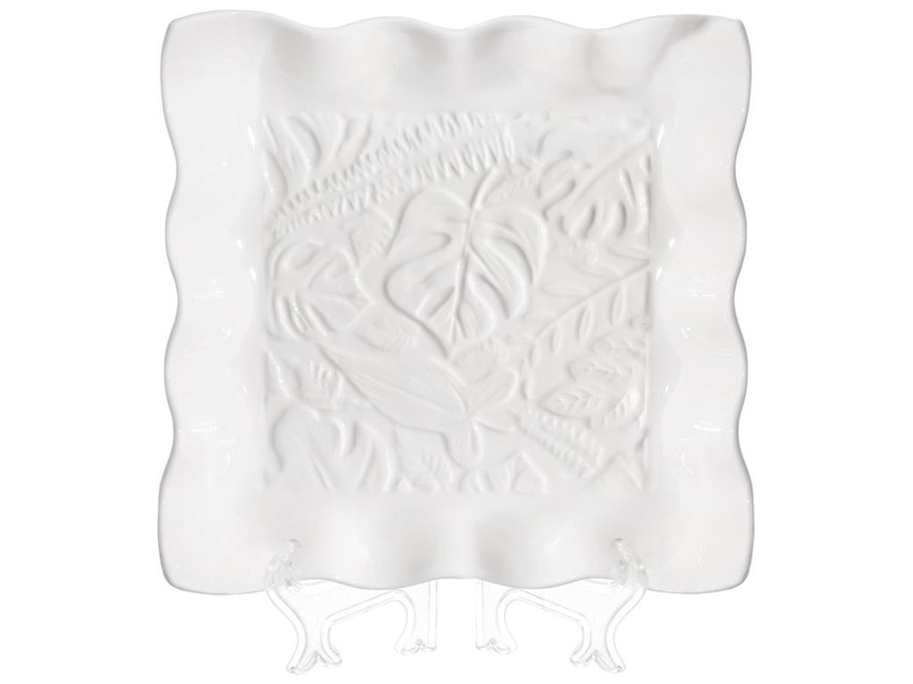 Блюдо сервировочное Монстера квадрат 20 см (BDI-988-370) Блюдо сервировочное Монстера квадрат 20 см (BDI-988-370)