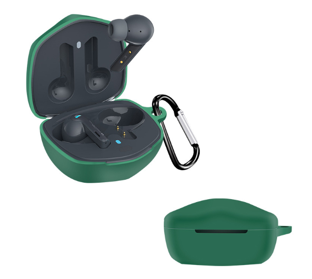 Чохол-накладка DK Silicone Candy Friendly з карабіном для Xiaomi QCY G1 Green