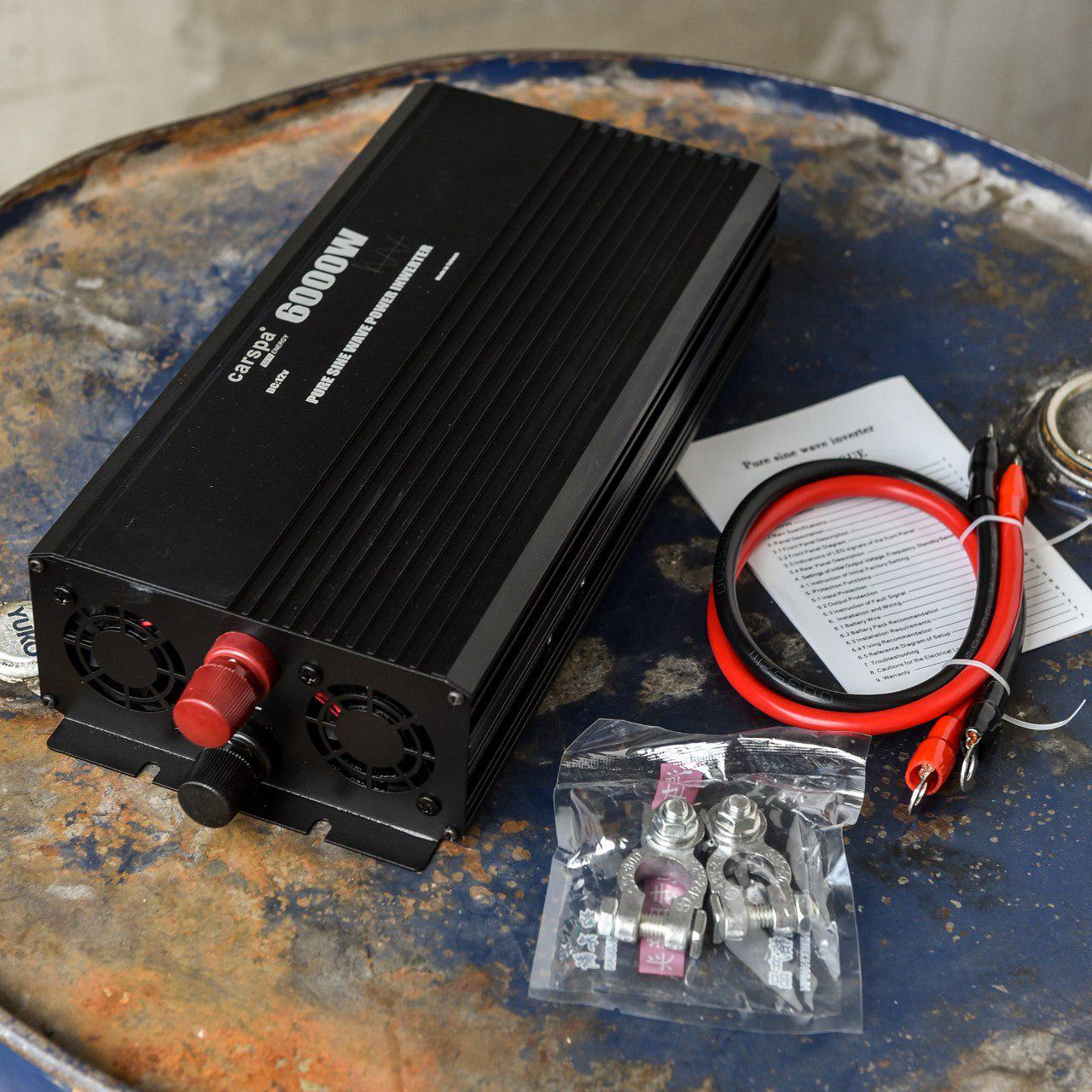 Инвертор Carspa чистый синус с LCD экраном 6000W (19305121) - фото 2 Инвертор Carspa чистый синус с LCD экраном 6000W (19305121) - фото 2