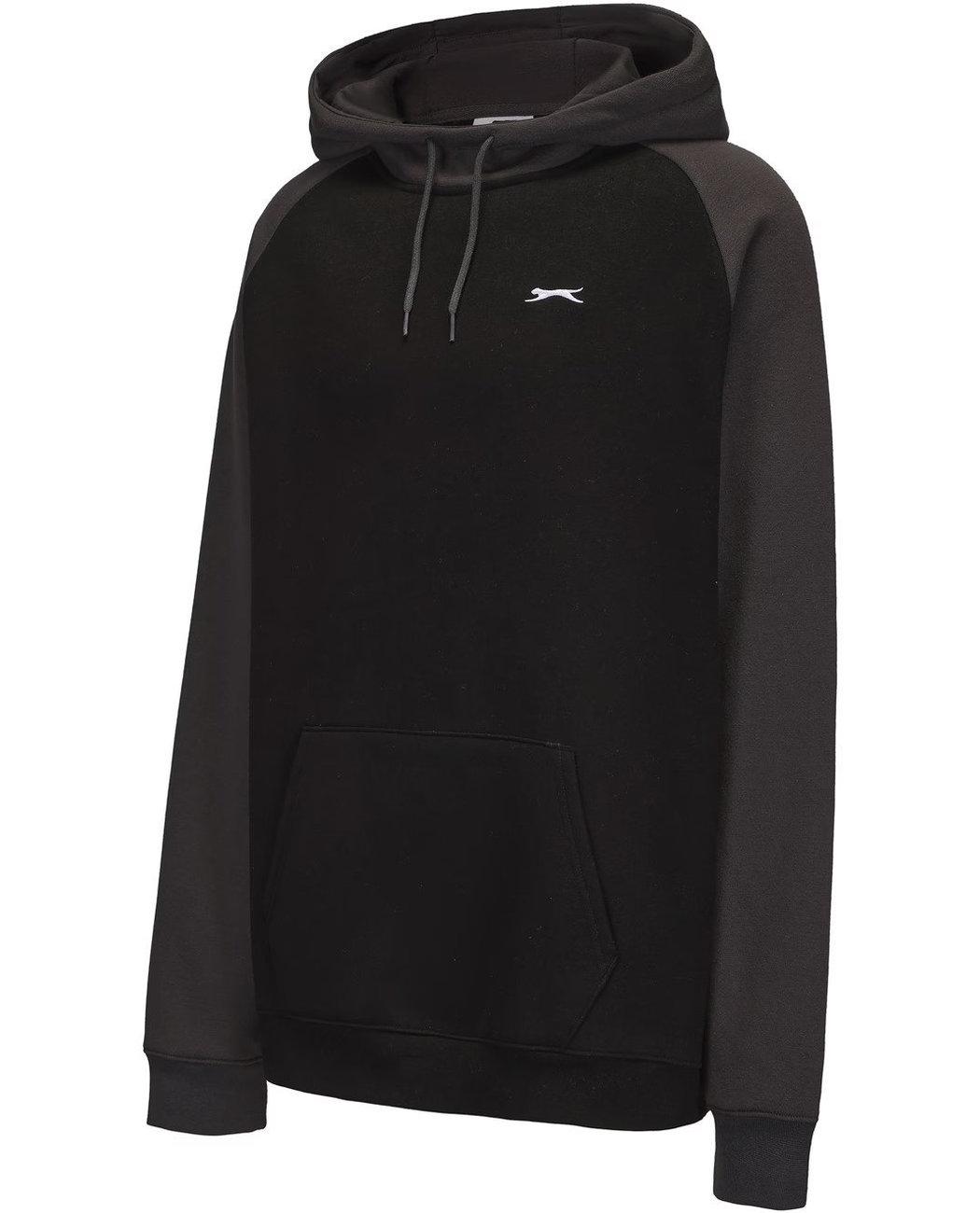 Толстовка утепленная Slazenger 53226103 оверсайз XL Черный (2532261034305) - фото 4