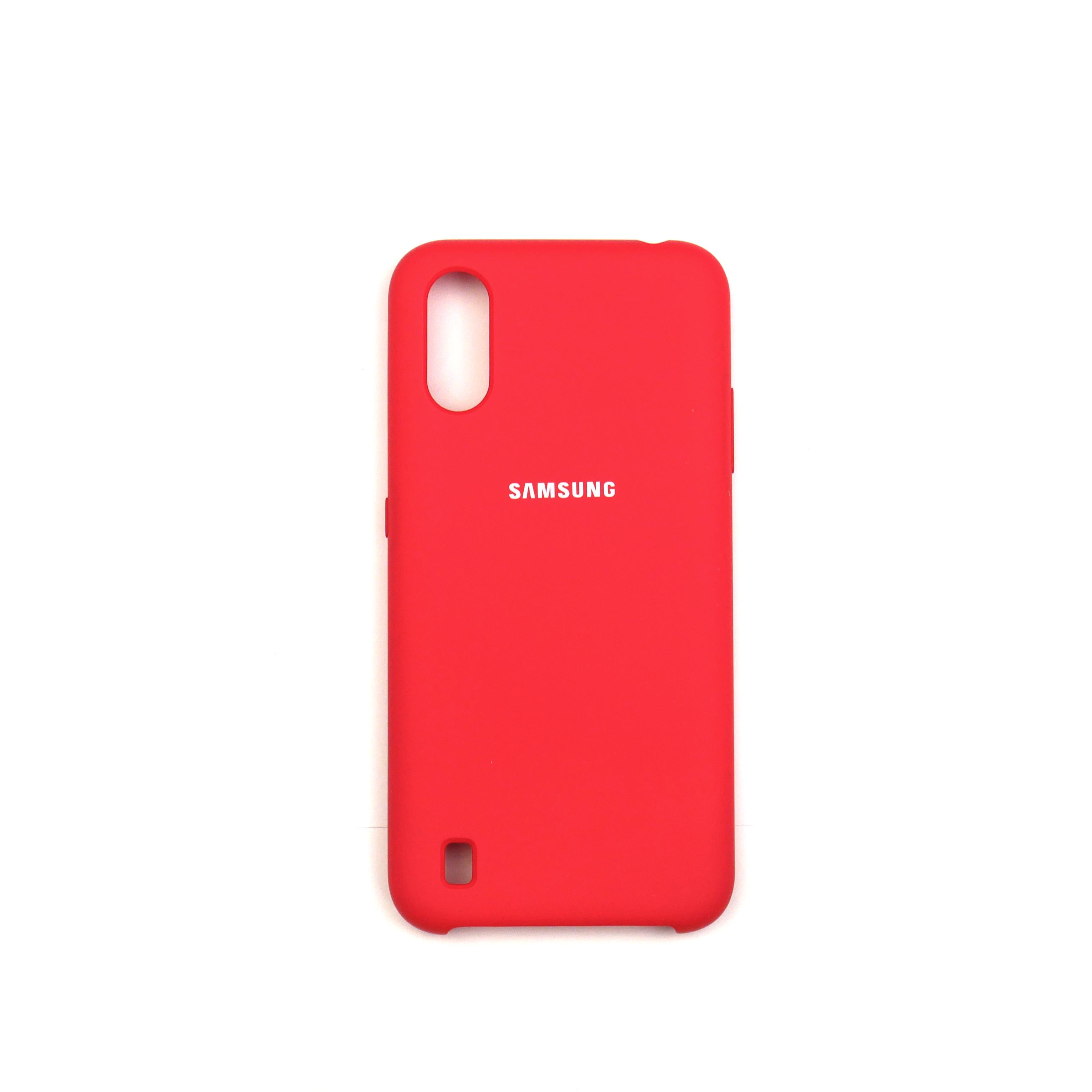 Чехол Jelly Silicone Case Samsung A01 Red (14)