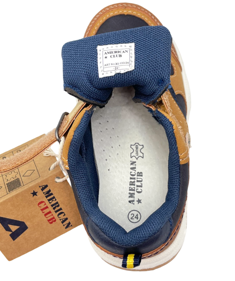 Кросівки для хлопчиків American Club XD133-24/23 р. 23 Коричневий - фото 4 Кросівки для хлопчиків American Club XD133-24/23 р. 23 Коричневий - фото 4