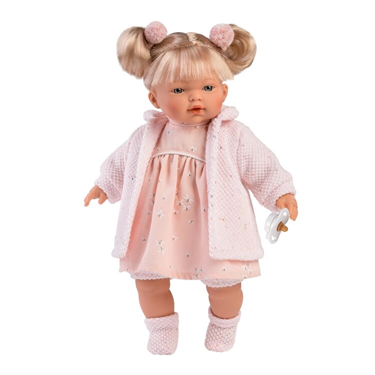 Лялька розмовляюча Llorens Aitana з вінілу 33 см Рожевий (150-98-33128) Лялька розмовляюча Llorens Aitana з вінілу 33 см Рожевий (150-98-33128)