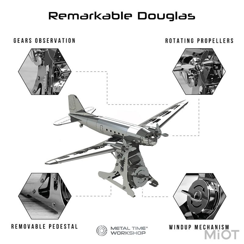Конструктор METAL-TIME Remarkable Douglas MT057 колекційна модель (3031489) - фото 2