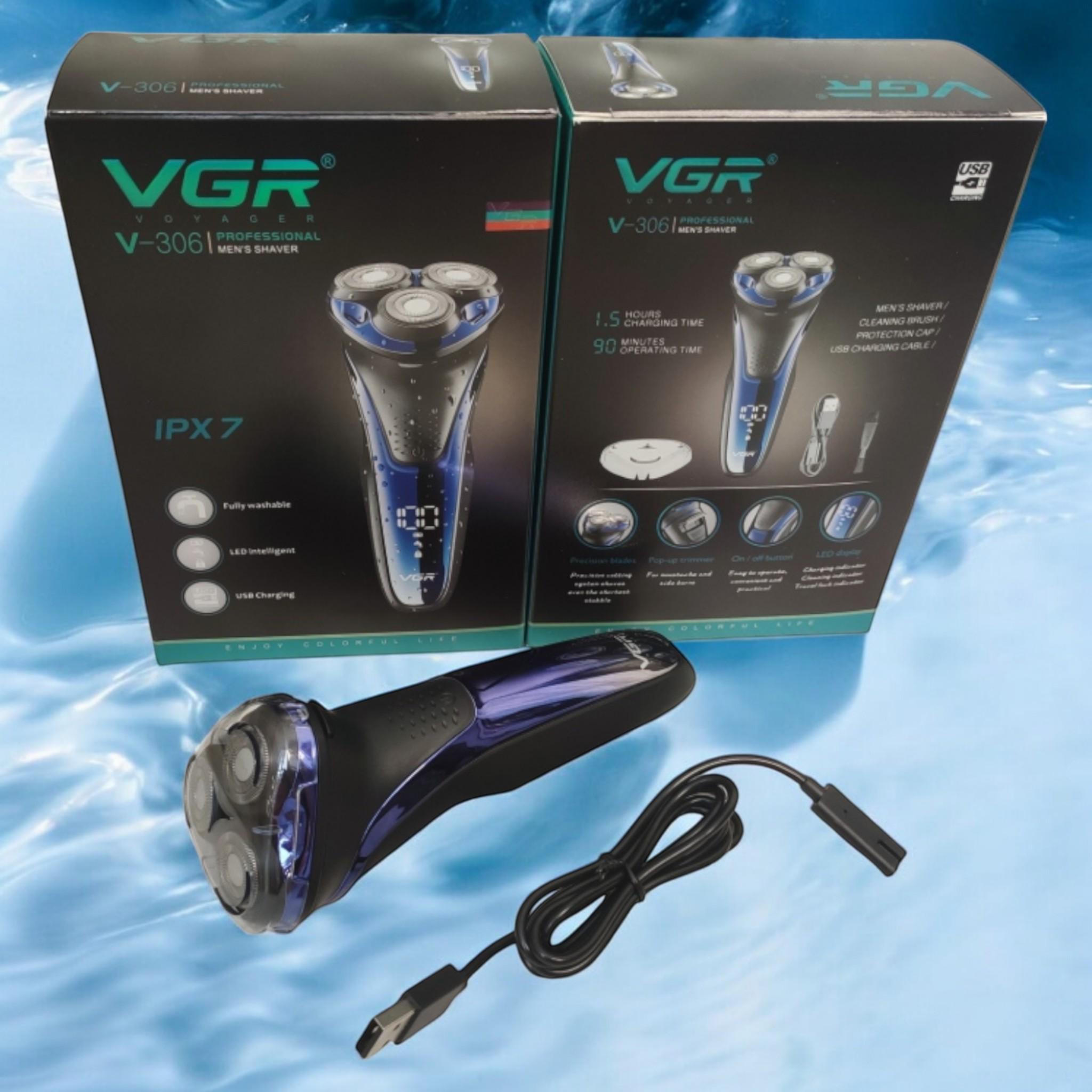 Електробритва VGR V 306 роторна аккумуляторна водонепроникна з плаваючими ножами (Е_VGR/V306) - фото 7 Електробритва VGR V 306 роторна аккумуляторна водонепроникна з плаваючими ножами (Е_VGR/V306) - фото 7