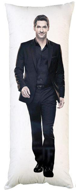 Подушка дакімакура Люцифер Морнінгстар декоративна ростова для обіймання 60x180 см (1794345107)