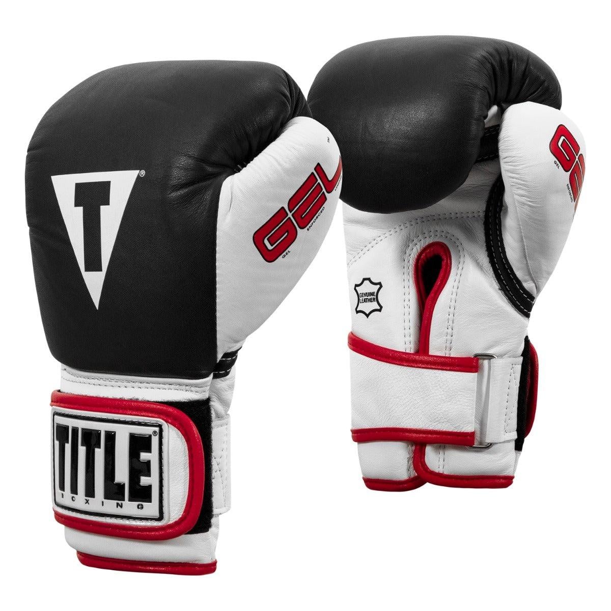 Боксерські рукавички TITLE Boxing Gel World S 10oz Black (GTWBG S BK)