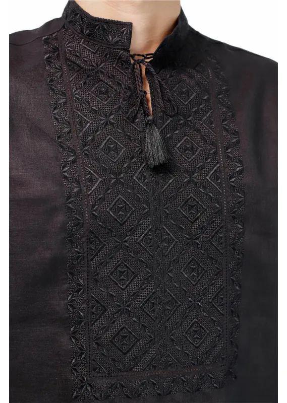 Вышиванка мужская р. 54 Черный (472) - фото 5 Вышиванка мужская р. 54 Черный (472) - фото 5