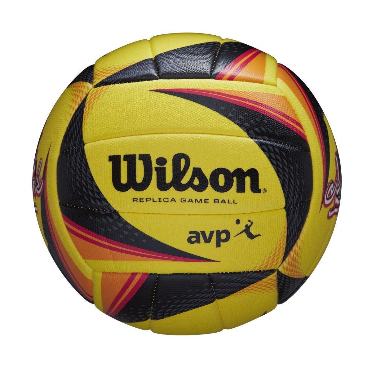 Мяч волейбольный Wilson OPTX AVP REPLICA YELLOW/BK/RD р. 5 (WTH01020XB 5)
