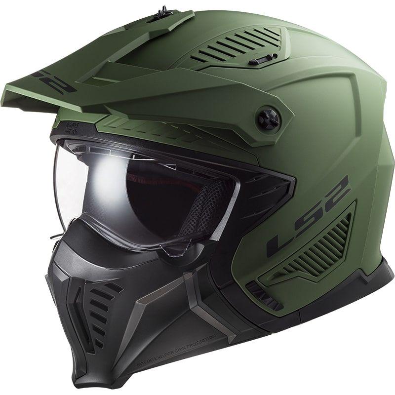 Мотошлем LS2 OF606 Drifter Solid ECE 22.06 L Matt Military Green (27226)