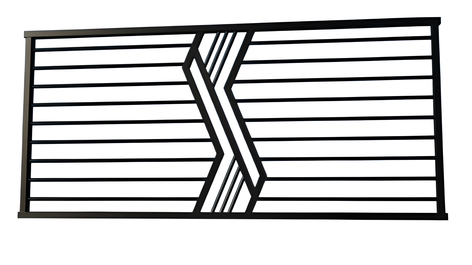 Забор секционный металлический порошковая покраска 1200х2000 мм