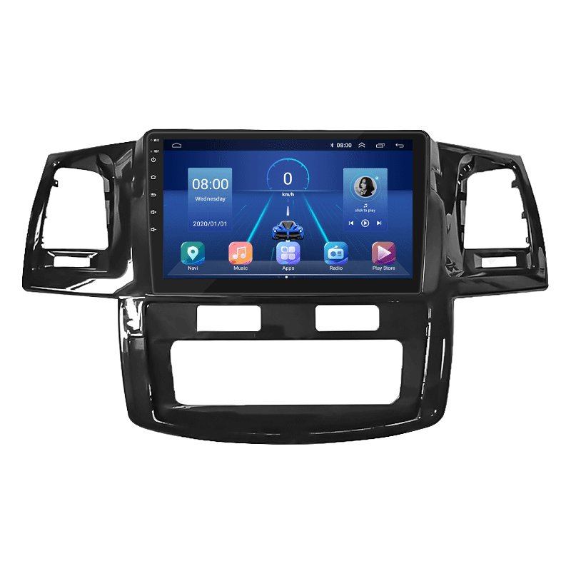 Магнитола штатная Lesko 9" для Toyota Fortuner I 2005-2015 6/128Gb 4G Wi-Fi GPS Top