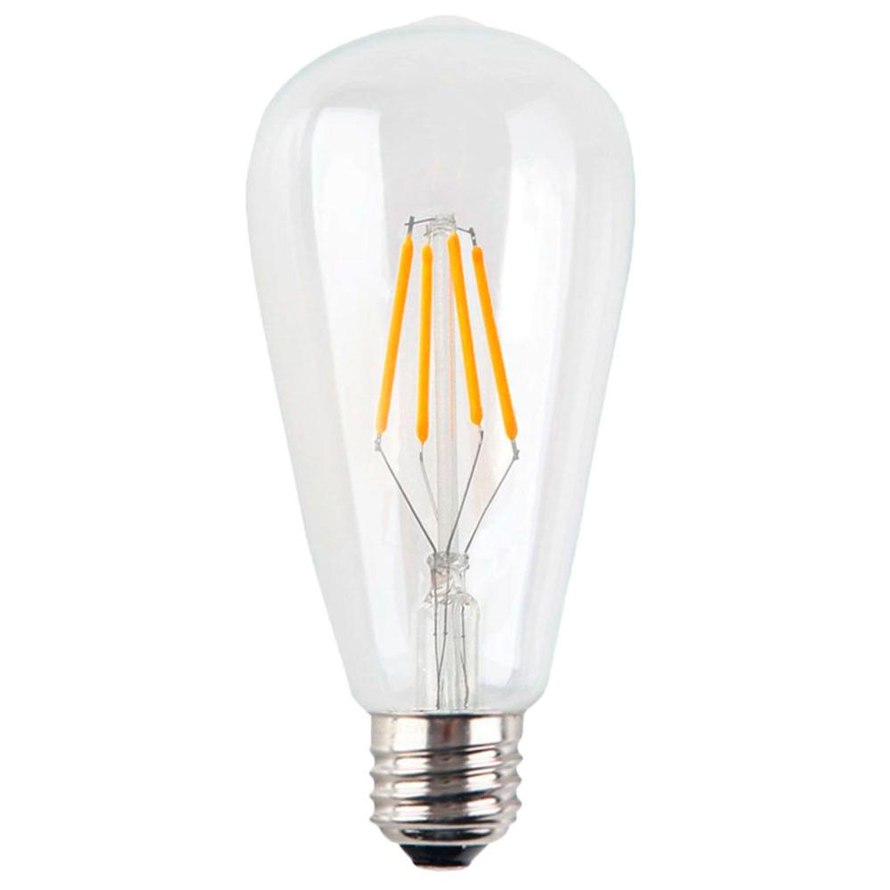 Лампа LED Эдисона ST64 6W 4000К прозрачное стекло с диммером (ST-64-6W-4100-dim)