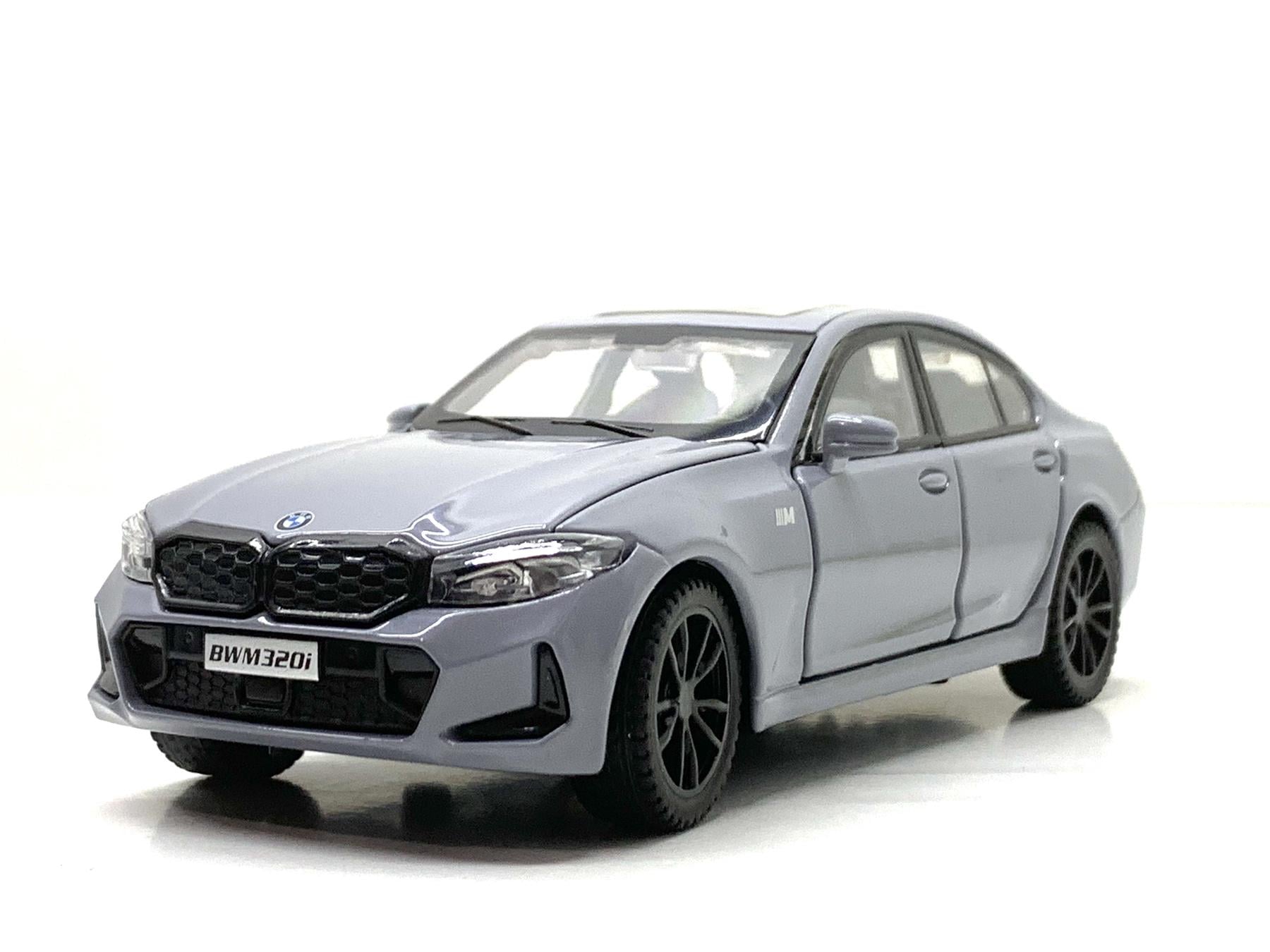 Машина TK Union Group BMW M3 металлопластик 1:32 звук/свет/инерция Серый (ТК-10105)