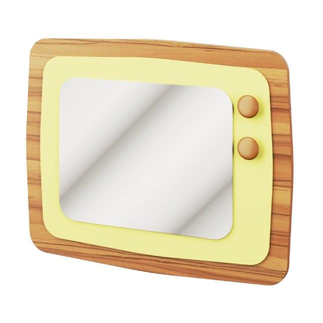 Зеркало настенное Світ Меблів Колибри из ДСП Орех Марино Жасминовый (6597)