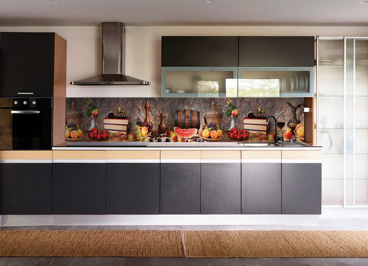 Кухонный фартук Натюрморт 01 из самоклеющейся виниловой пленки 60х250 см Коричневый Кухонный фартук Натюрморт 01 из самоклеющейся виниловой пленки 60х250 см Коричневый