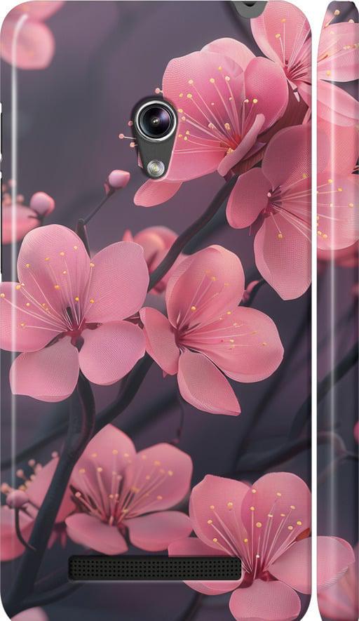 Чехол на Asus Zenfone 5 Пурпурная сакура (6075m-81-42517)