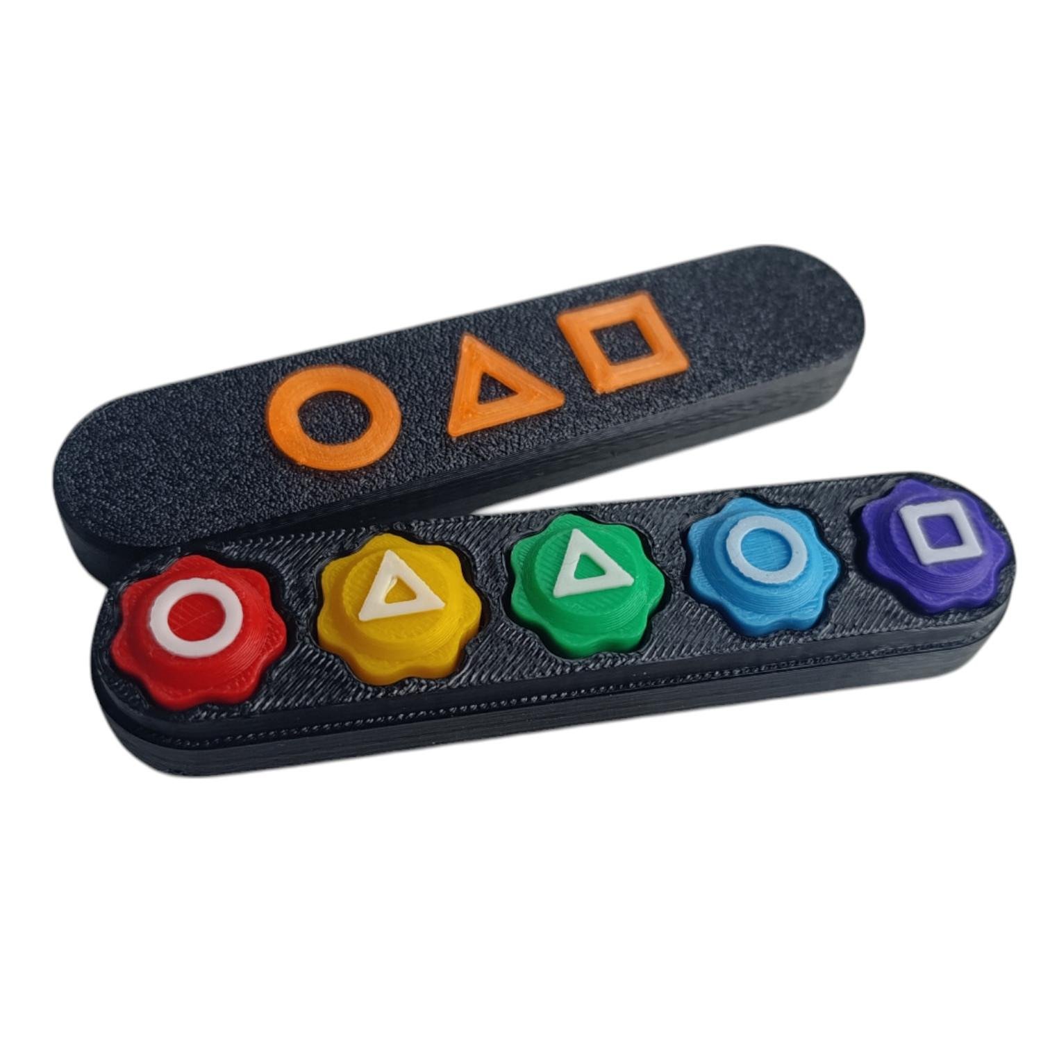 Настольная игра Гонги Gonggi из сериала Игра в кальмара Черный (n3010 gongi) - фото 3 Настольная игра Гонги Gonggi из сериала Игра в кальмара Черный (n3010 gongi) - фото 3