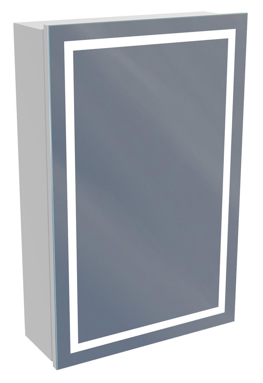 Зеркальный шкаф для ванной комнаты AVT ЭКО с LED-подсветкой 450 мм (30410802) Зеркальный шкаф для ванной комнаты AVT ЭКО с LED-подсветкой 450 мм (30410802)