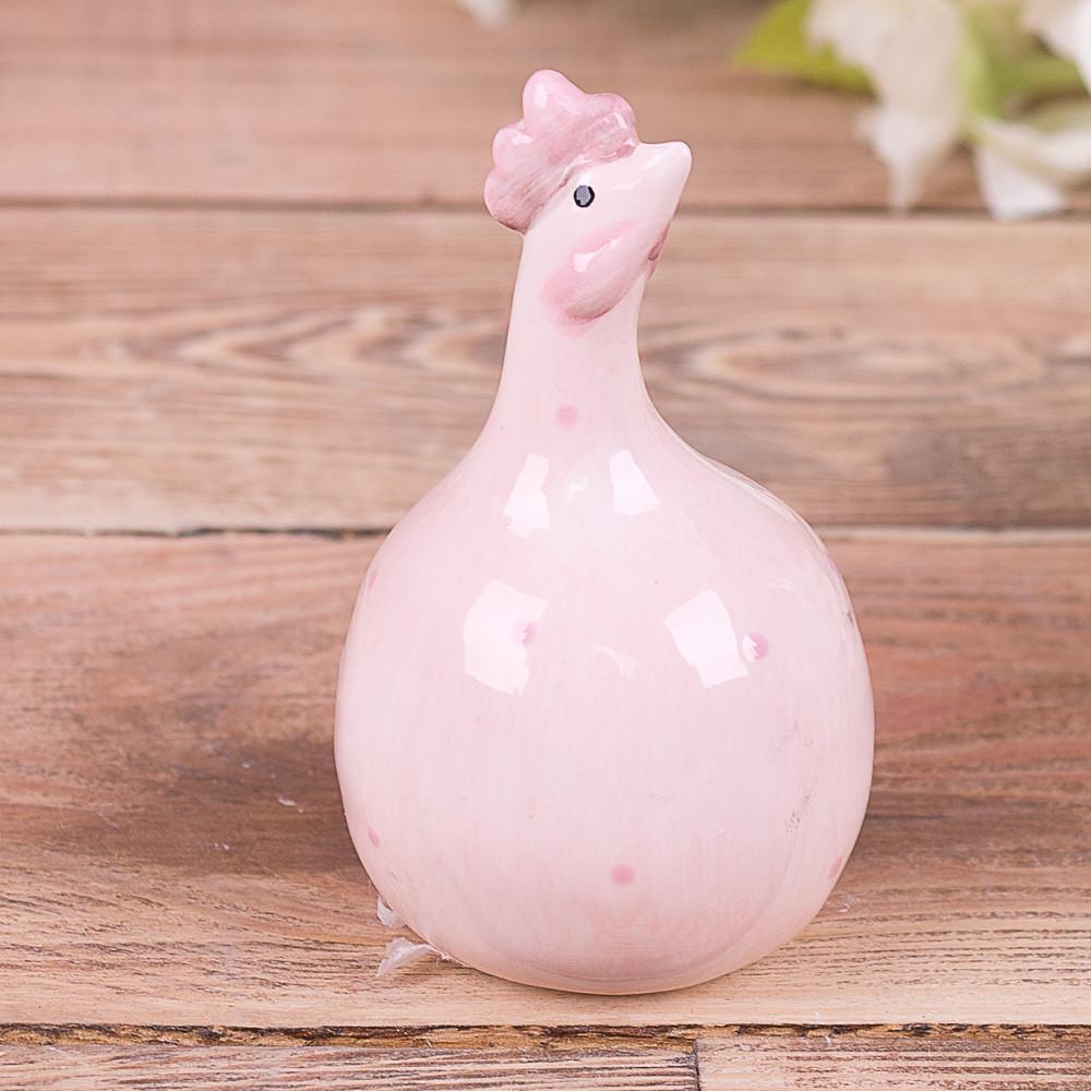 Статуэтка курочка с длинной шеей Розовый (3573)