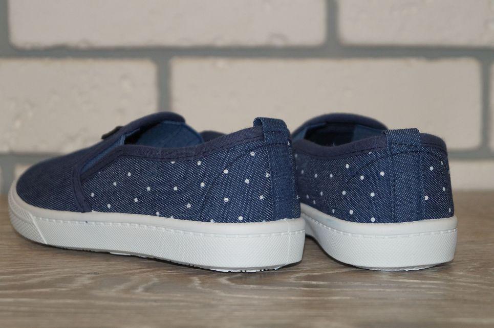 Сліпони дитячі джинсові Blue Rama р. 28 16 см Темно-синій (31538-28) - фото 9