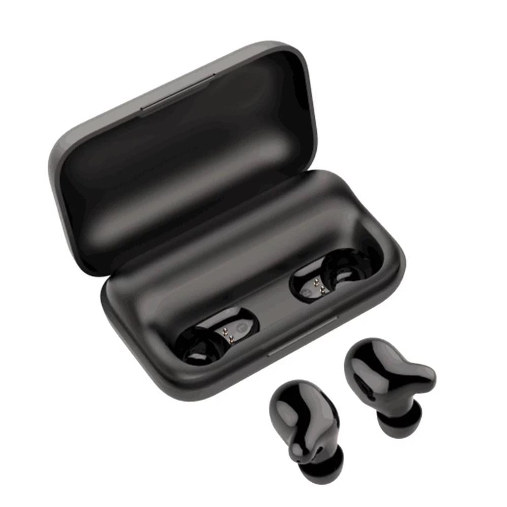 Беспроводные Bluetooth наушники Haylou T15 с чехлом-аккумулятором Черный