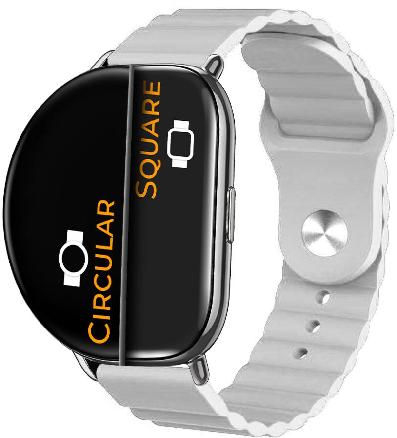 Ремешок Wave для ZEPP E Square/Circular White (26348-29)