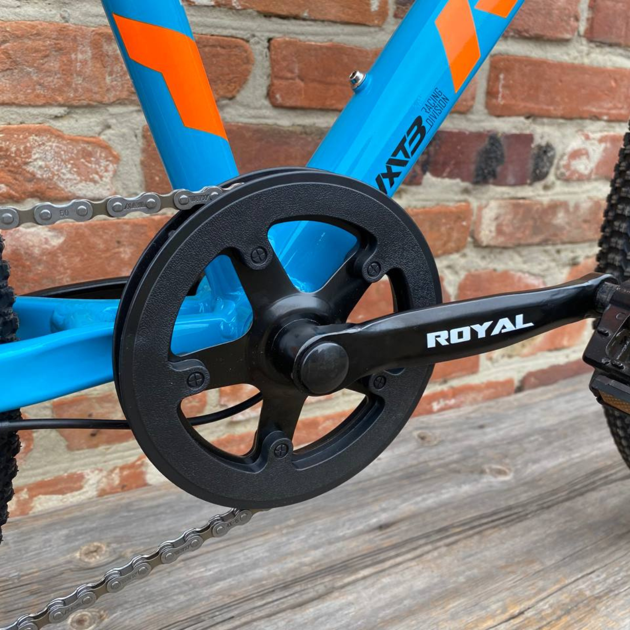 Велосипед AL Royal RIO 13" 26" 2025 Синьо-помаранчевий - фото 3