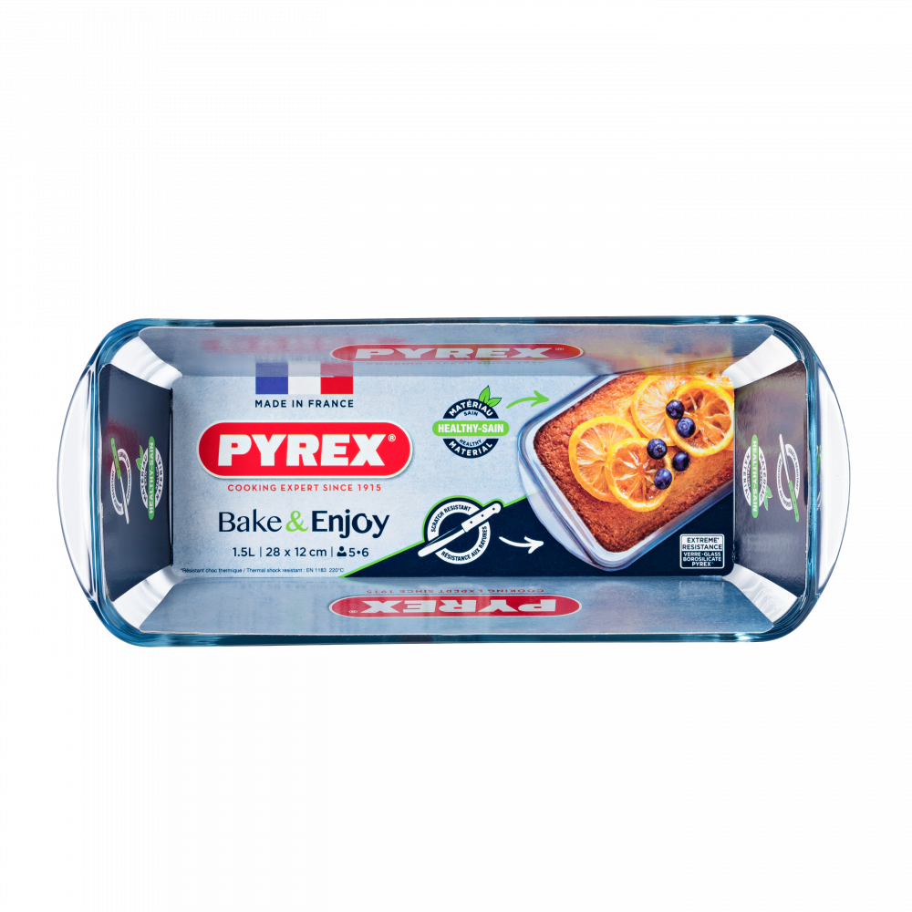 Форма Pyrex B&E склянна для кексу 28х12 см 1,5 л (835B000/7244)