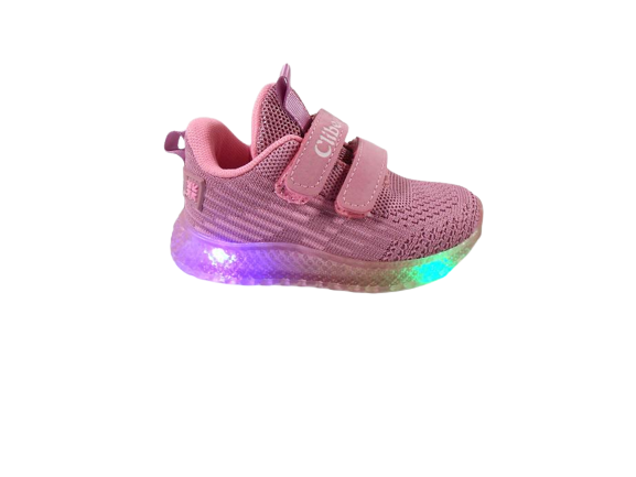 Кросівки LED сітка для дівчинки F863 Clibee р. 21-26 Рожевий Кросівки LED сітка для дівчинки F863 Clibee р. 21-26 Рожевий
