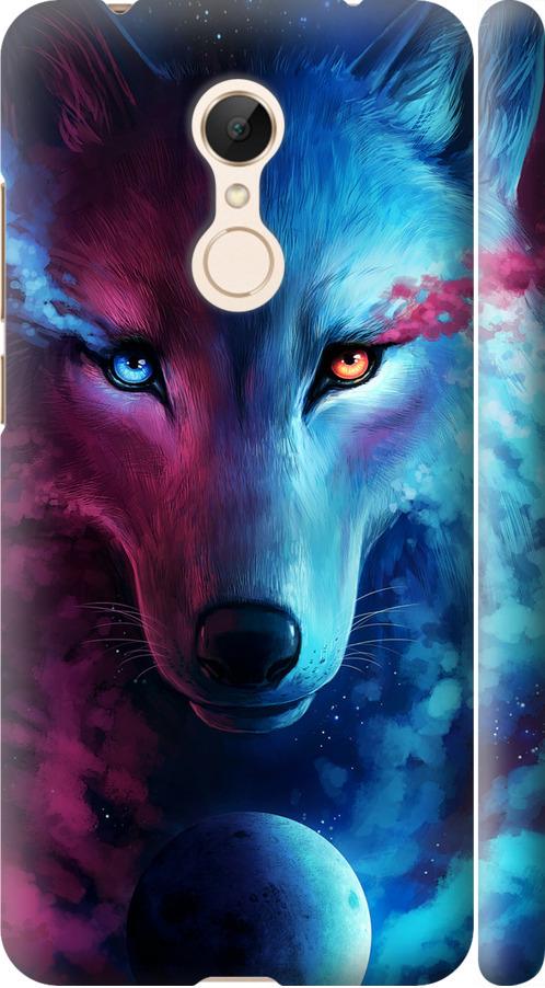Чехол на Xiaomi Redmi 5 Арт-волк (3999m-1350-42517) Чехол на Xiaomi Redmi 5 Арт-волк (3999m-1350-42517)