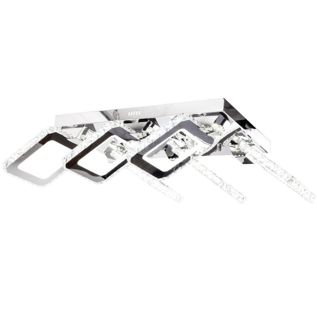 Люстра светодиодная Sirius на шесть плафонов 240W 3000-6500К Хром (2928-6 240W)