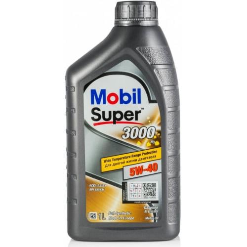 Масло моторное Mobil Super 3000 Х1 5W-40 1 л