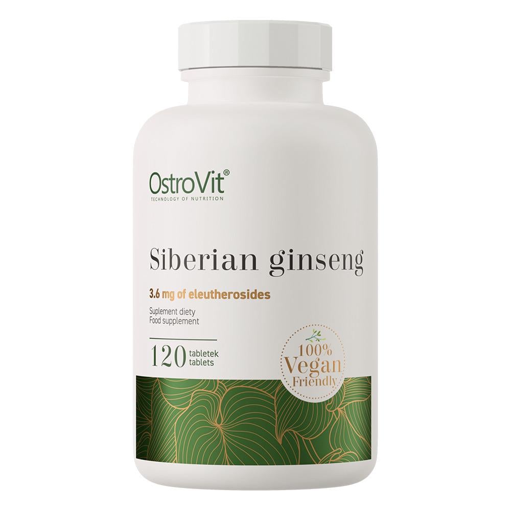 Экстракт сибирского женьшеня OstroVit Siberian Ginseng 120 tabs
