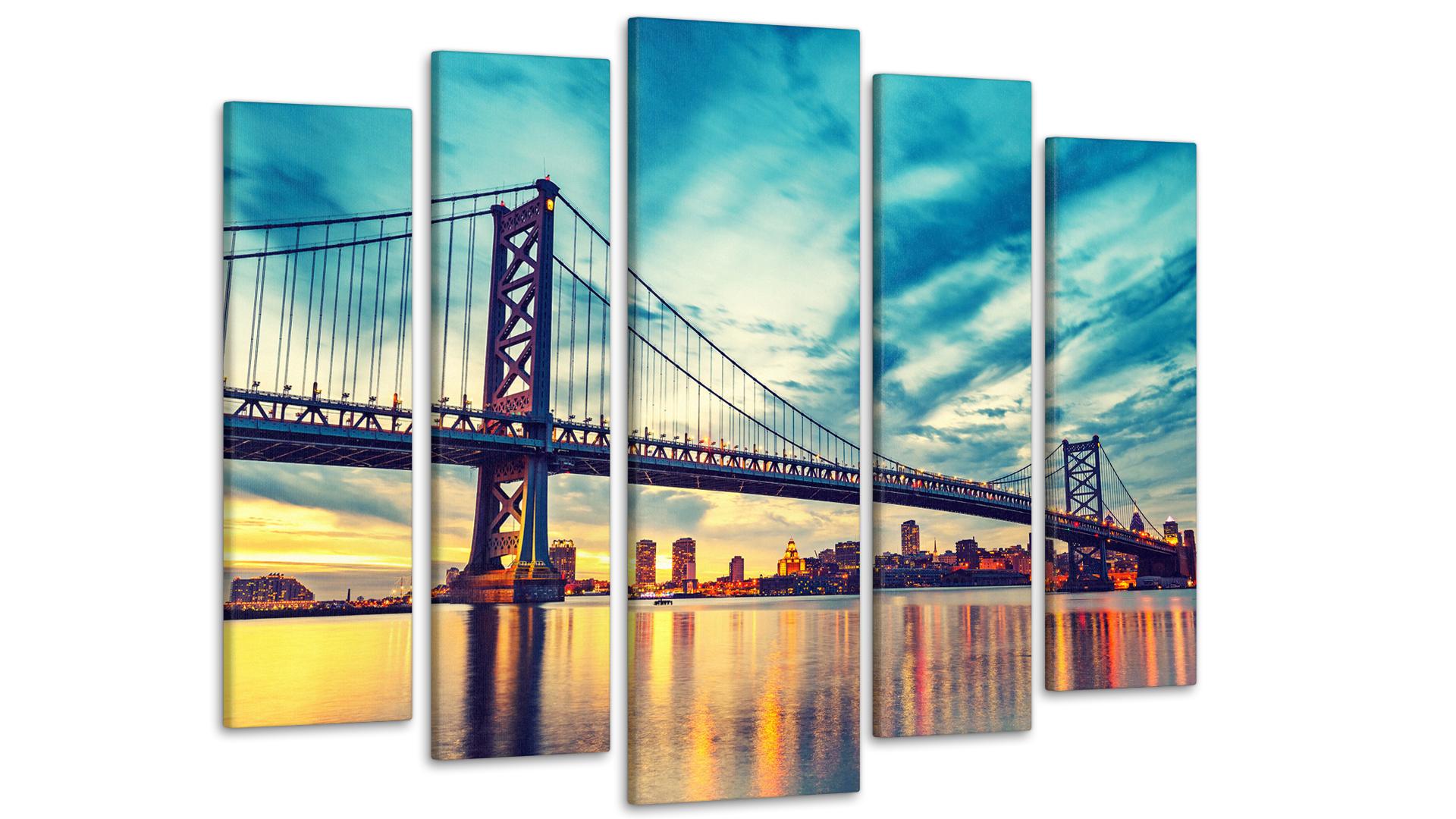 Модульная картина Город Мост 80х118 см (Art-189_5)