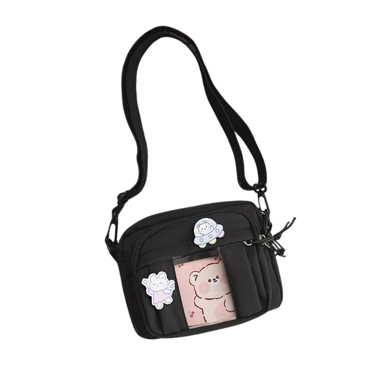 Сумка с медвежонком для девочки с карманами (А318)