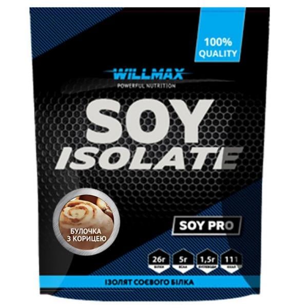 Протеїн Willmax Soy isolate 900 г 30 порцій Cinnamon Bun (000021916)